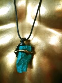 Hippo Campus Amulet, Ancient Spirit Companion, Uncut Gemstone Pendant Hippocampus, Spiritual Magical Powers Portal