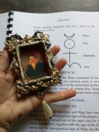 Magic Books, Witchcraft Antique Manuscript John Dee Occultist, Occult Ceremonial Dark Magick Ritual Grimoire Monad Seal