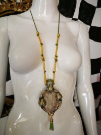 Green Tree Frog, Poison Dart Frog, Witch Jewelry Amulet Pendant, Magical Power Money Attraction Talisman, Moses Ten Plague