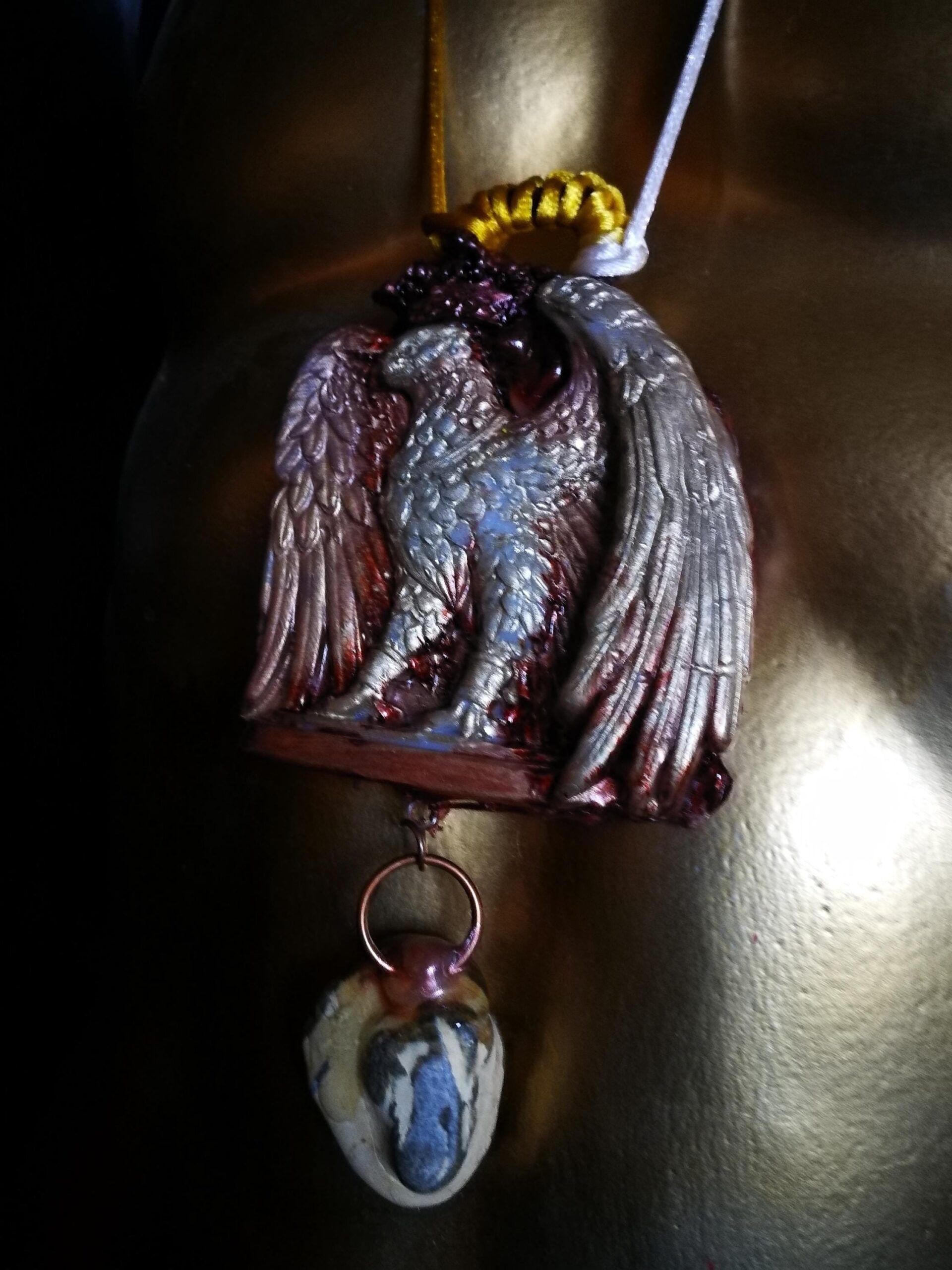 Haunted Pendant, Enchanted Celtic Druid Ancient Eagle Binding, Spirit Eternal Attraction, Anchored Soul Connection