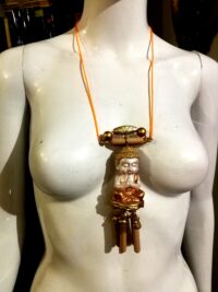 Japa Mala Amulet, Buddhist Necklace Ethnic Oriental Buddha Talisman Pendant Asian Spiritual Yoga Symbol