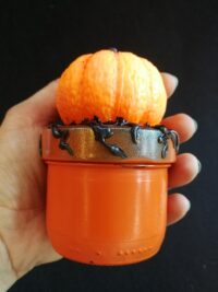 Spell Jar, Magic Potion Bottle, Pumpkin Juice Witch Altar Apothecary Cabinet Witchcraft Magick Ritual Halloween Sorcery