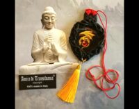 Gold Dragon Amulet, Dragonball Kanji Japanese Talisman, Deity Pentacle Spiritual Protection Symbol Occult Jewelry