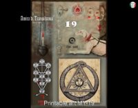 Dark Academia, Gothic Aesthetics Decorative Wall Frames, Art Decoration Witchcraft Symbol, Framed Painting Print