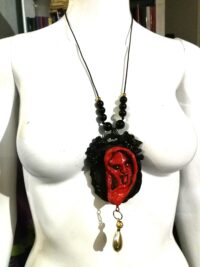 Djinn Ear Sound, Magical Amulet Spirit Vessel Jinn Talisman, Metaphysical Ritual Divinatory Occult Witchcraft