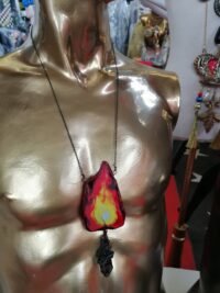 The Alchemist Fire Witchcraft Alchemy Symbol, Esoteric Knowledge Amulet Hermetic Philosophy Pendant Four Elements