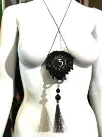 Pay a Witch, Prayer Hand Amulet, Planet Saturn Pendant Witchcraft Symbol, Magic Talisman Occult Jewelry