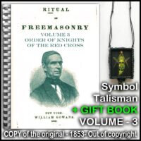 Freemasonry Book Set Illuminati All Seeing Eye, Antique Knights Templar Magic Occult Masonic Mythology Metaphysical Gift