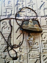 Ancien Egypt, Egyptian Sphinx Talisman Stone, God & Goddess Pharaon Spiritual Amulet, Egyptology Hieroglyphics Pyramid