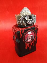 Bat Vampire Dracula, Apothecary Vintage Bottle Magic Potion, Mason Jar Witch Altar Spell Immortality Sorcery