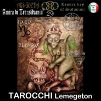 Lemegeton Tarot Card, Pagan Oracle Deck, Occult Grimoire Dark Magic Ritual, Kabbalah Demons Devil, volume-1