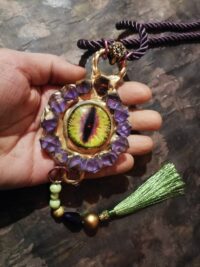 King of All Djinn Illuminati Pendant Highest Ranking Controls Other Spirits Evil Eye Amulet