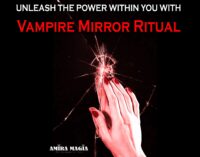 Vampire Mirror Ritual, Become Magic Vampire Person, Dracula Oracle Spell Instruction Teaching, Transylvania Magick Transformation