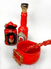 Magic Potion Bottle, Spell Jar Apothecary Cabinet Vintage Glass, Amortentia Love Forever Altar Ritual