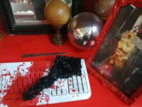 Black Mirror, Bat Vampire Dracula Transylvania Dark Witch, Witchcraft Supplies Occult Magic Voodoo Ritual