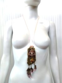 Shaman Drums Amulet, Evil Eye Dream Catcher Healer Talisman, Dreamcatcher Red Skins Native American