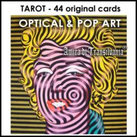 tarot card deck, pop art, oracle, divination, magic card set, major arcana, sibyl, fortune teller, cartomancy, guidance