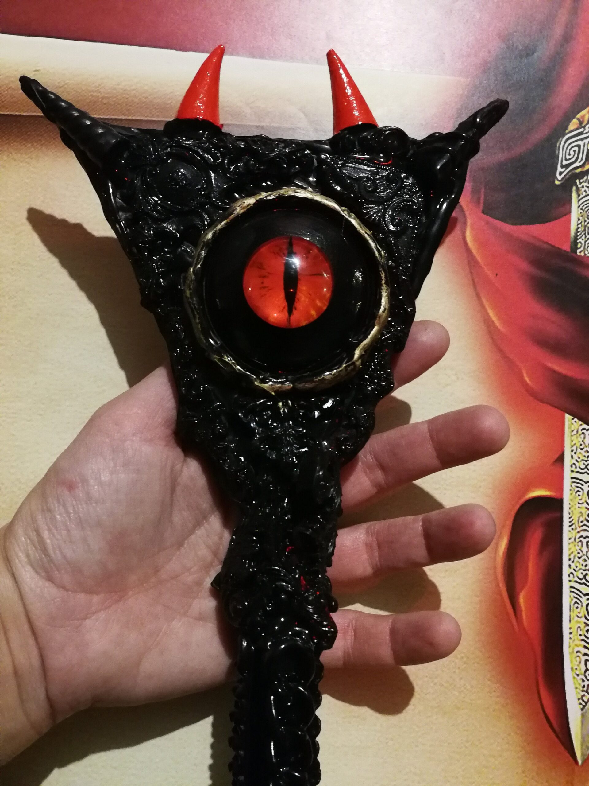 Black Mirror, Snow White Witch Evil Queen, Satanic Occult Gothic Decor, Witchcraft Magic Eye