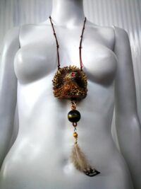 Witch Familiar Amulet, Ancient Spirit Companion Royal Eagle Blessing Spell, Occult Jewelry Talisman Pendant