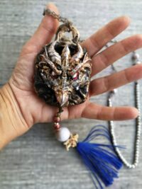 Angel and Demon, Protective Magic Talisman Evil Eye, Good Luck Protection Amulet, Spirit Guide, Celestial Guardian