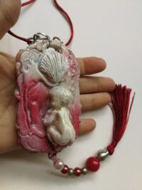 The Alchemist, Paracelsus Homunculus Amulet, Immortality Talisman Alchemy Symbols Shell & Skull Kid Hermetic Philosophy