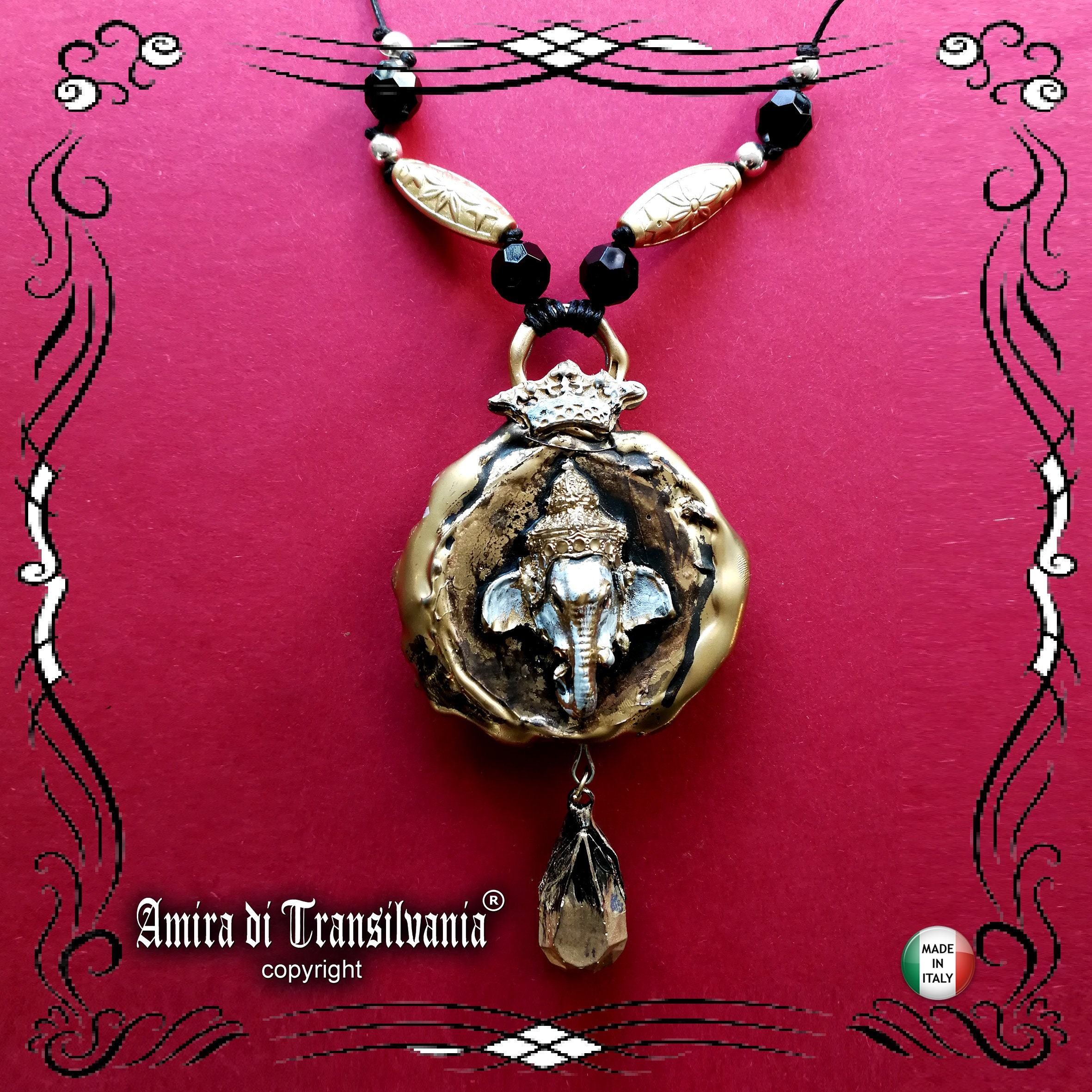 Lord Ganesha Hinduist Talisman, Elephant God Hindu Amulet Bhagavad Gita, Indian Magic Goddess Lotus