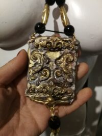 Japanese Talisman, Omamori Lovers Magic Amulet, Talisman Law of Attraction Eternity Love Samurai Jewelry