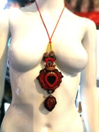 Magic Eye Necklace Charm, Protective Talisman Pendant Protection Amulet, Feminine Power Love Attraction