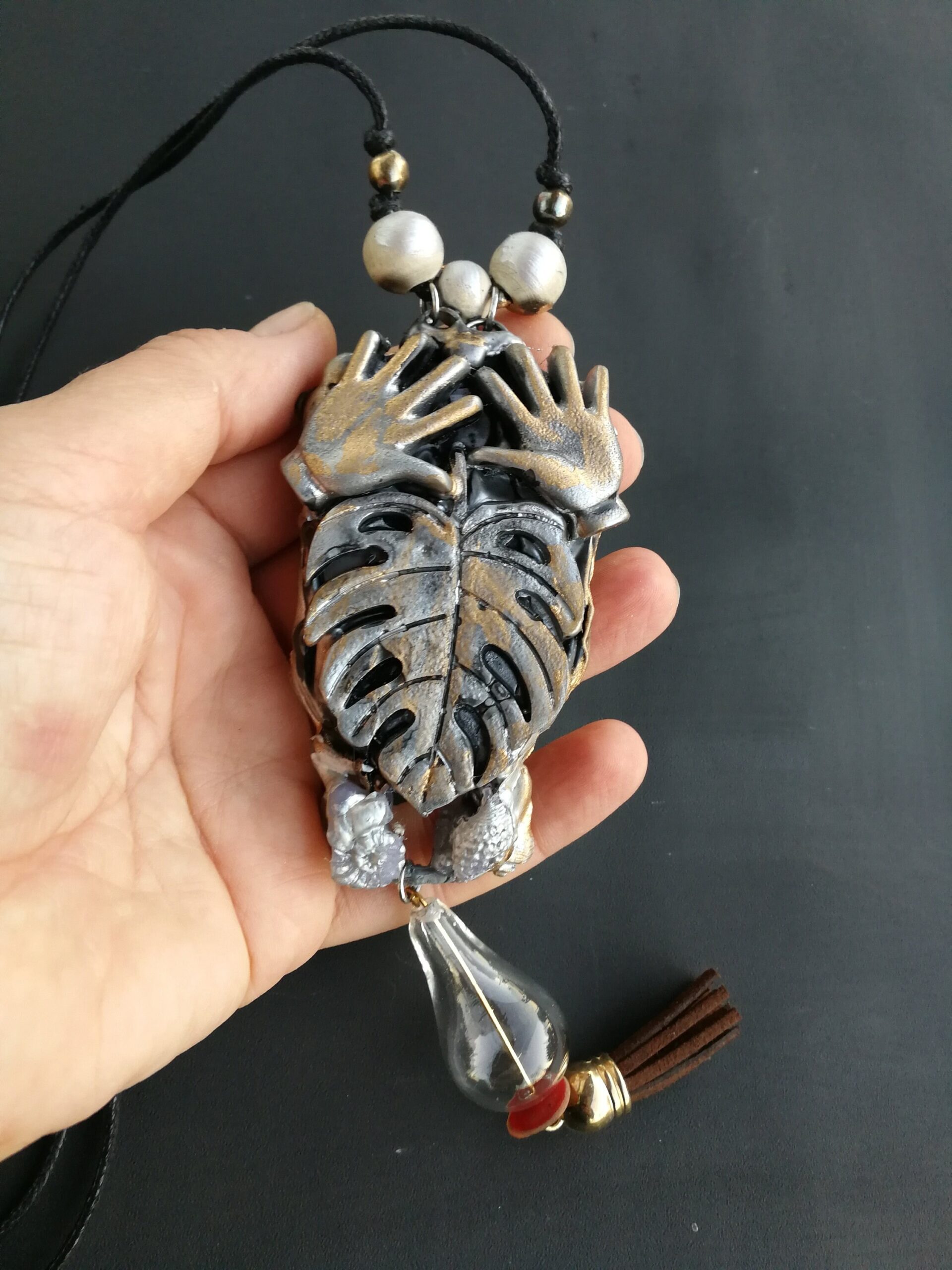 The Alchemist, Paracelsus Homunculus Talisman, Esoteric Knowledge Amulet, Alchemy Symbols Pendentif, Hermetic Philosophy
