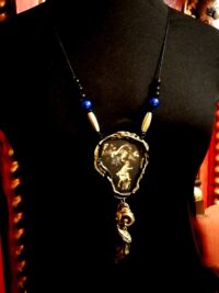 Guardian Angel Amulet, Cherubim Pendant Coronation Occult Jewelry Magic Talisman Archangel Charm, Seraphim Cherub