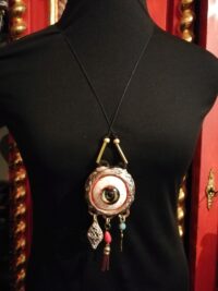 The Alchemist Magic Talisman, Alchemy Witchcraft & Witch Symbolic Amulet Dragon Eye Ouroboros Snake Pendant