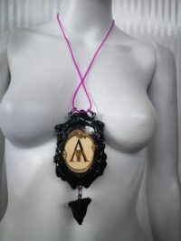 Lilith Goddess, Magic Ritual Spell Amulet, Dark Gothic Cathedral Talisman, Magical Pendant Esoteric Jewelry