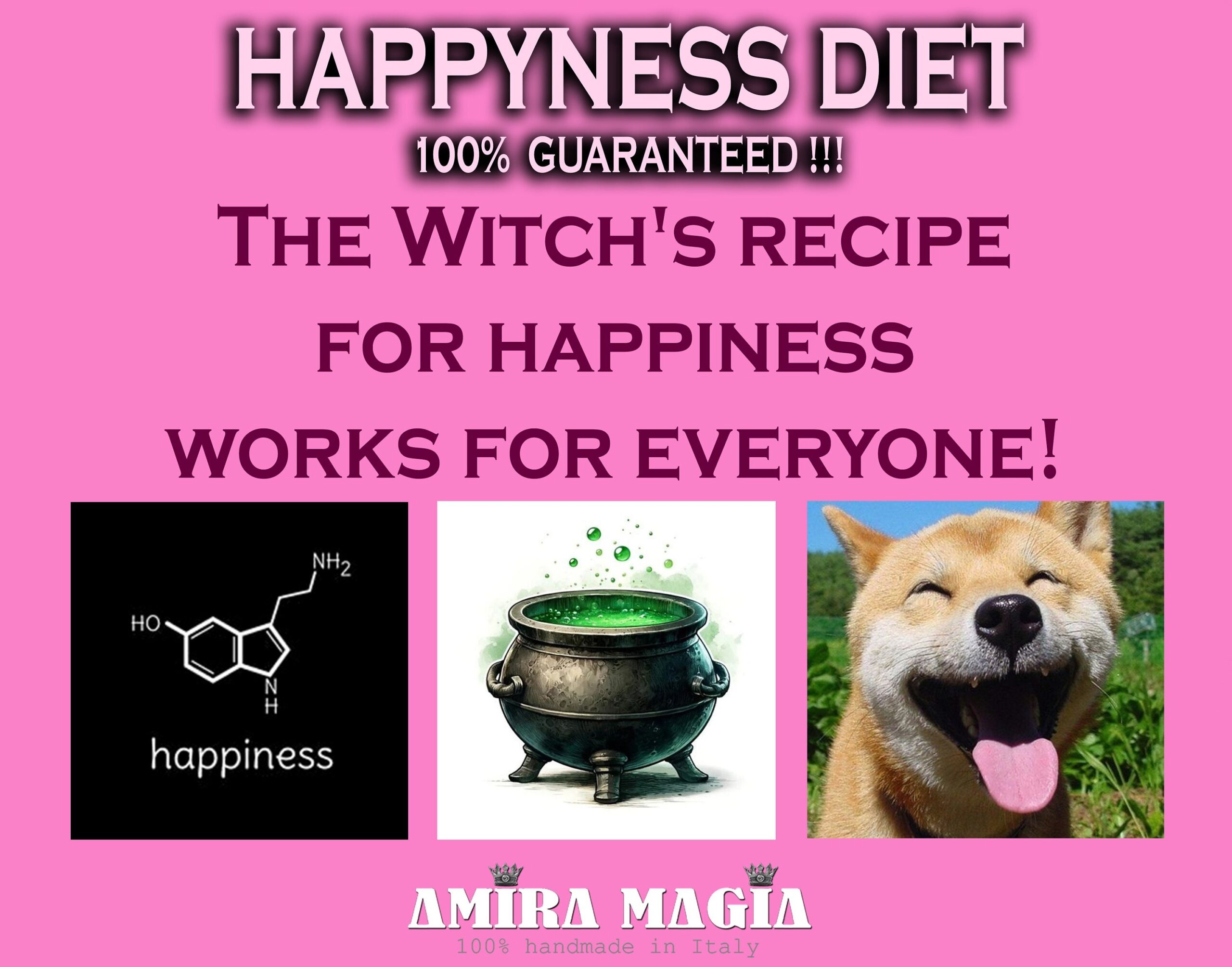 Happyness Diet Meal Plan for Be Happy, Rejuvenation & Get Back in Shape Nutrition Plan