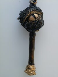 Magic Wand Witch Wood Stick, Traditional Witchcraft Altar, Satanist Wizard Sanctuary, Satanic Magician Baphomet Lucifer