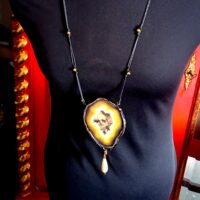 Skull Pendant, Bees Nest Talisman Djinn Amulet Money Attraction & Manifestation Magic Power Occult Jewelry