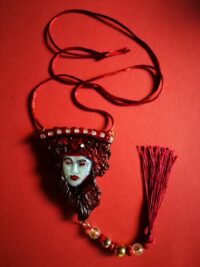 Agrat Bat Mahlat Goddess, Gothic Divinity Jewelry Kabbalah Magic, Esoteric Talisman Witchcraft Pendant Deity Witch