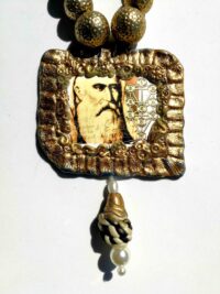 Kabbalistic Talisman, Kabbalah Mystical Amulet, Jewish King Solomon Hebrew Necklace, Sephiroth Tree of Life