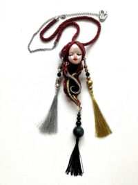 Lilith Goddess, Dark Magic Feminine Power, Mermaid Spirit Spell Amulet, Empowerment Ritual Talisman Pendant