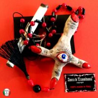 Inverted Cross Gothic Necklace – Dark Symbolic Talisman, Esoteric Protection Amulet, Mystical Alternative Jewelry