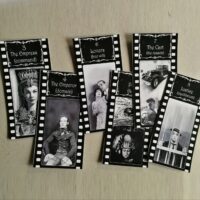 Hollywood Star, Tarot Card Deck, Sibyl Oracle Card Major Arcana, Vintage Photo Black and White Celebrity Actress