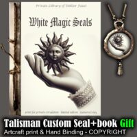 White Magic Book, Forbidden Knowledge Magic Grimoire, Practical Manual Energy Channeling, Spirituality Sigil Seal Ritual