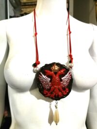 Phoenix Bird, Mythical Creature Wings Symbol, Alchemy Symbology Magic Talisman Amulet Transformers Royal Crown