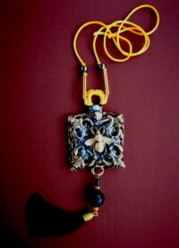Protection Amulet Necklace, Bee Nest Wealth Talisman of Abundance & Prosperity Money Charm Attraction Richness