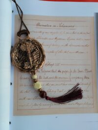 Handwritten Book, Antique Manuscript Occult Grimoire, Kabbalah Lesser Key of Solomon, Magic Kabbalistic Sigil