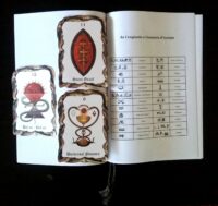 Count of Cagliostro, Tarot Cards Deck Alchemy Symbols, Spagyric Elements Oracle Grimoire Book