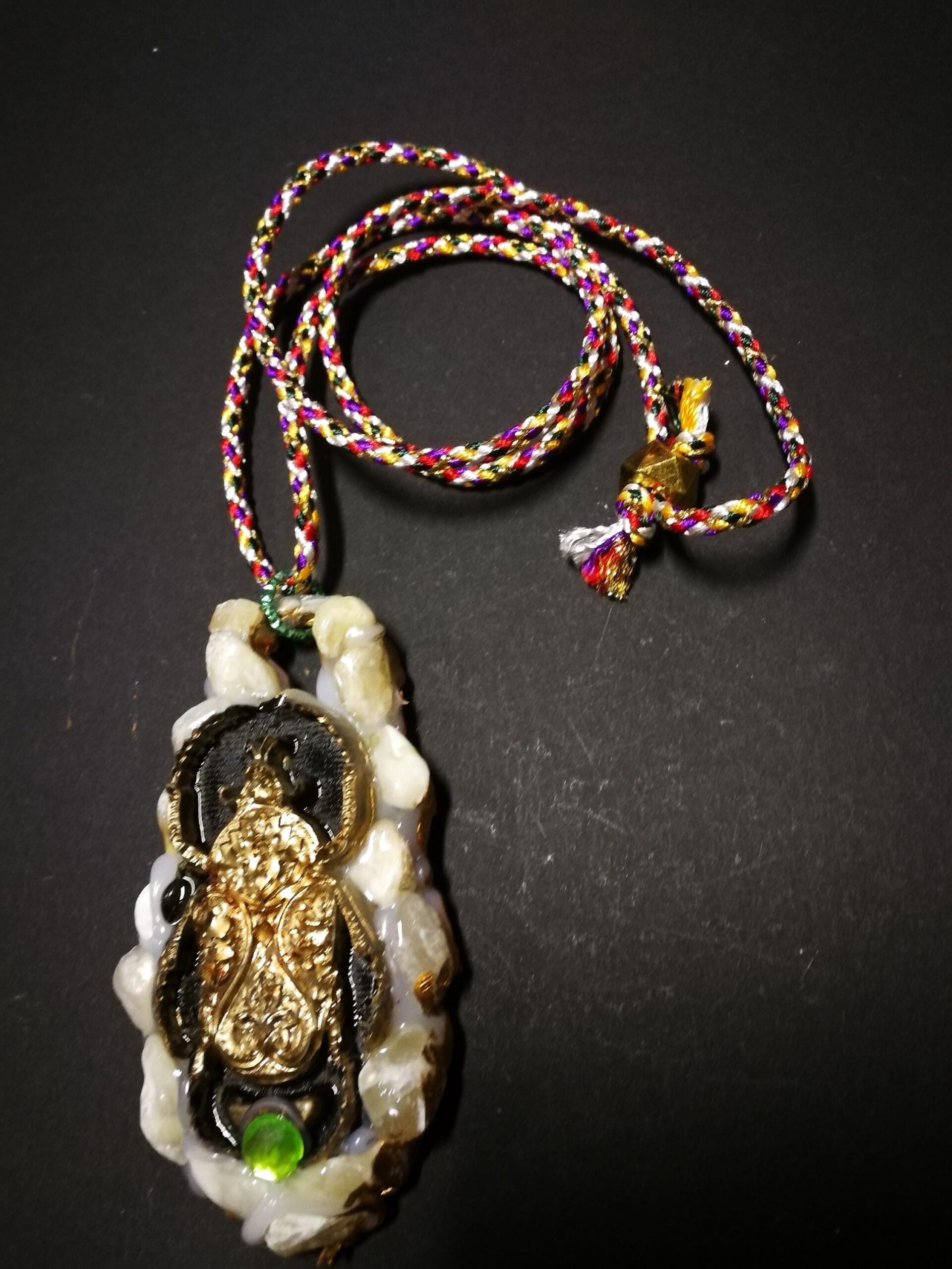 Scarab Necklace - Mexican Magic Lucky Goliath Beetle Talisman ~ Attract Money, Build Wealth Abundance & Prosperity