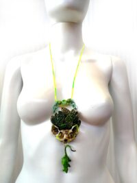 Animal Totem Spirit Guide, Wild Cat Magic Talisman Amulet, Green Witch Witchcraft Symbol Pendant Leaf, Guidance Symbolism
