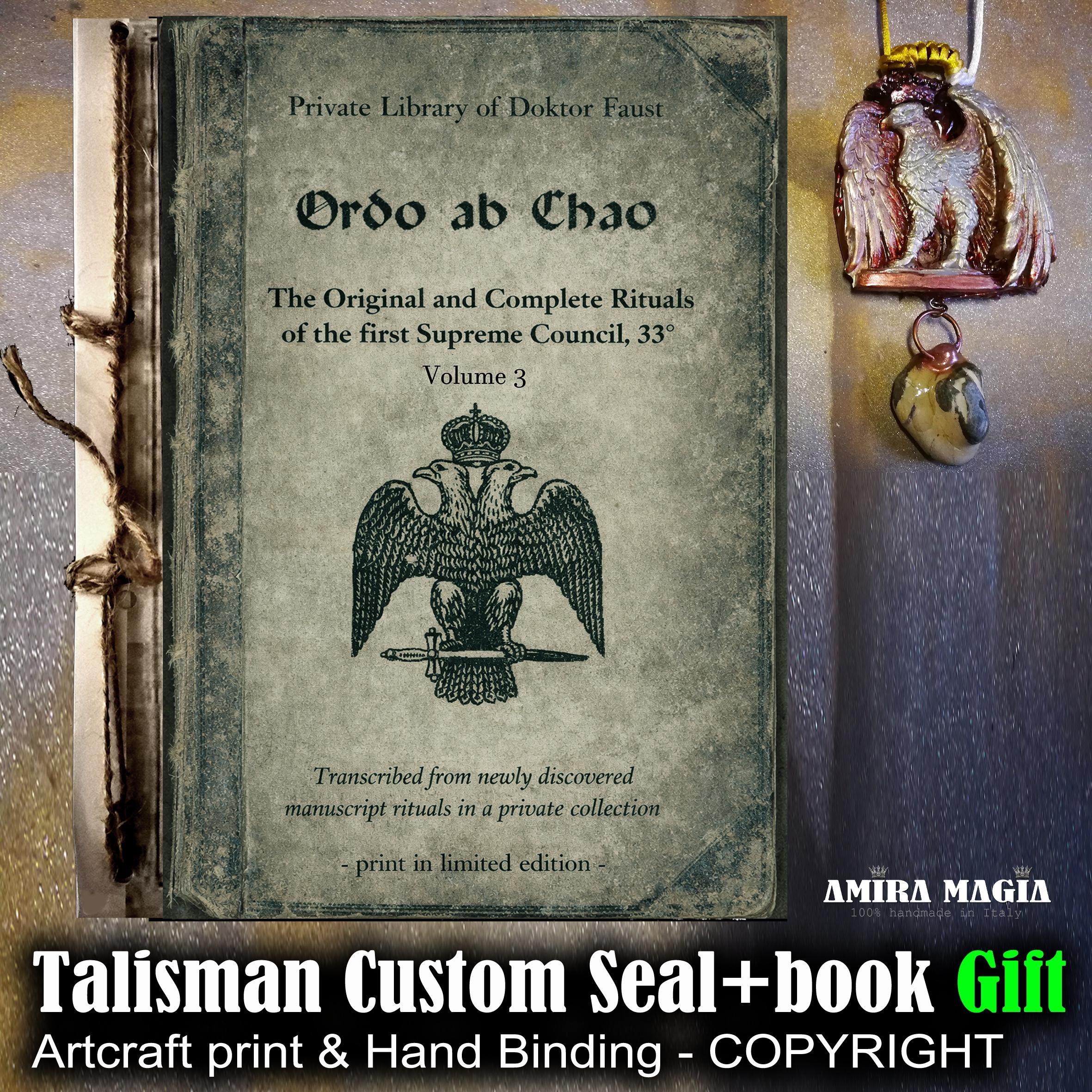 Ordo ab Chao Book, Opus Magnum Masonic Forbidden Knowledge Secret Society Freemasonry Sorority Gifts