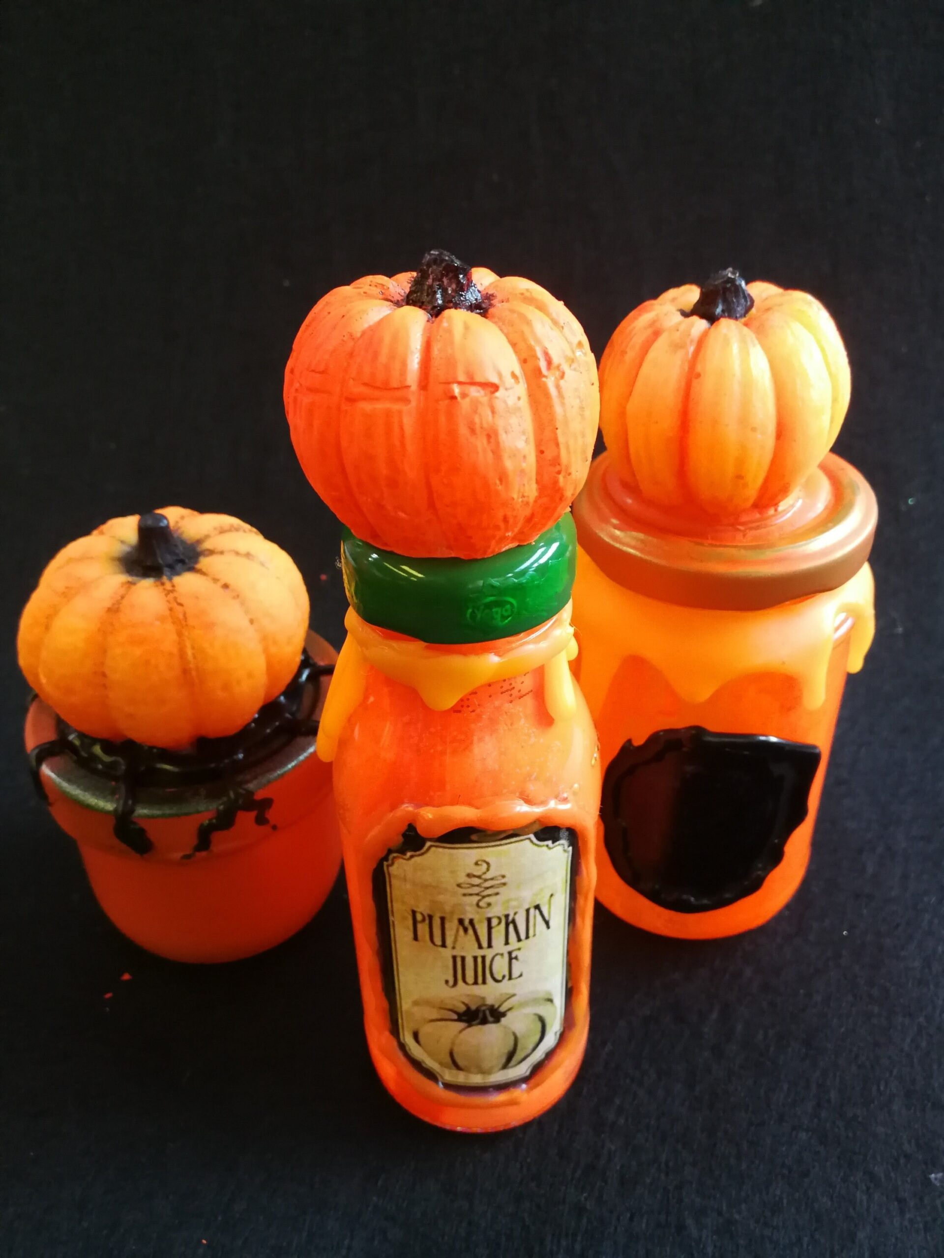 Spell Jar, Magic Potion Bottle, Pumpkin Juice Witch Altar Apothecary Cabinet Witchcraft Magick Ritual Halloween Sorcery