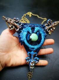Dragon Spirit Vessel - Draconian Magick Amulet for Success, Protection & Manifestation Magic Talisman Occult Jewelry